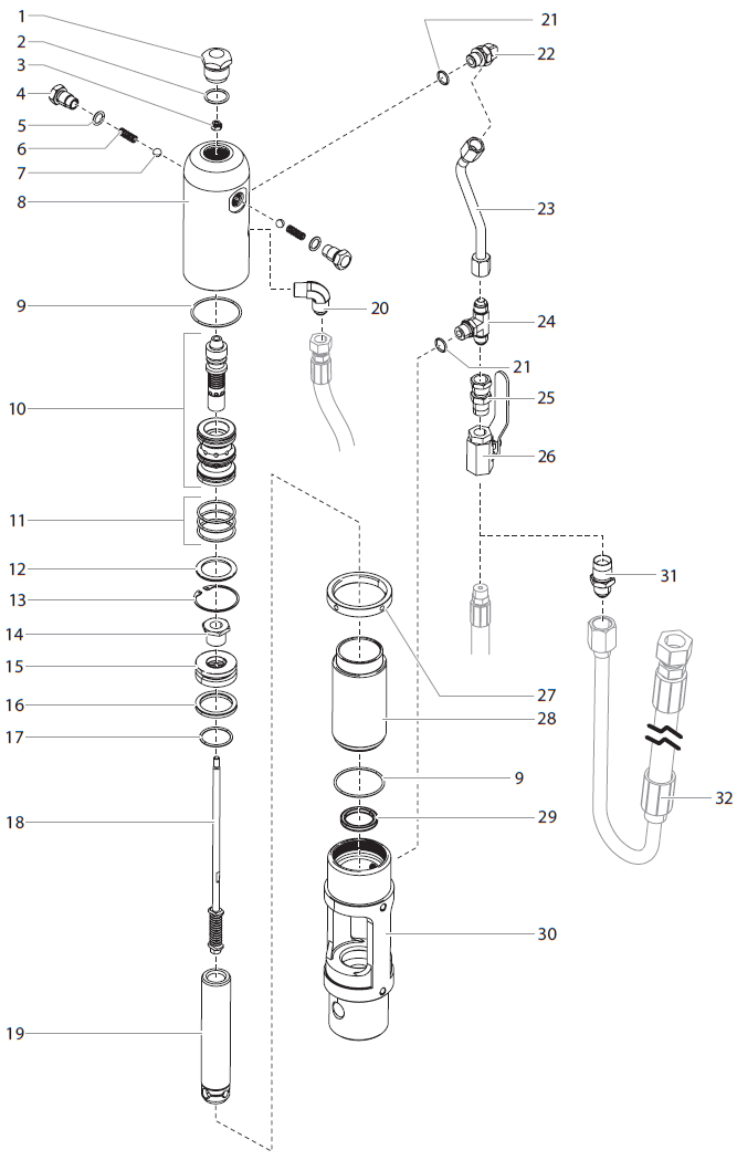 PowrTwin Plus 6900 Hydraulic Motor Parts